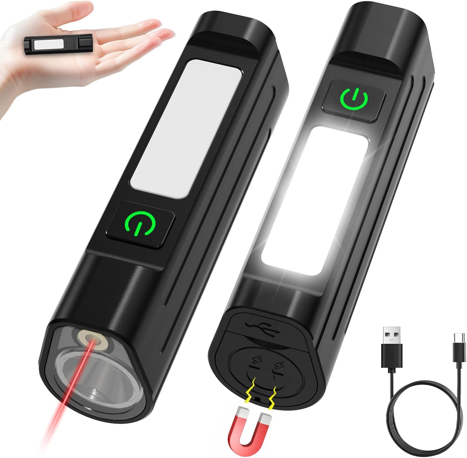 Outdoor Sport Activity - Portable LED FlashlightWaterproof Front Warning Work