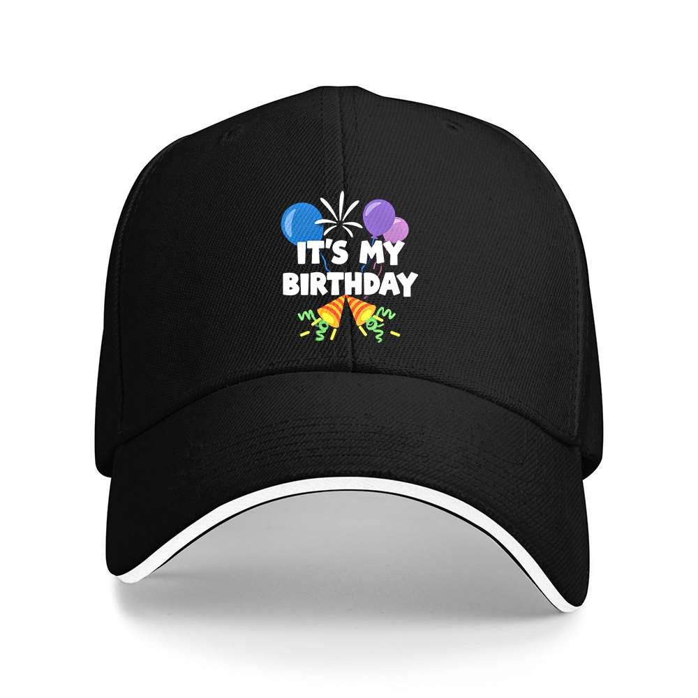 Outdoor Sport Festival - Birthday Celebration Baseball Cap Festive Balloons
