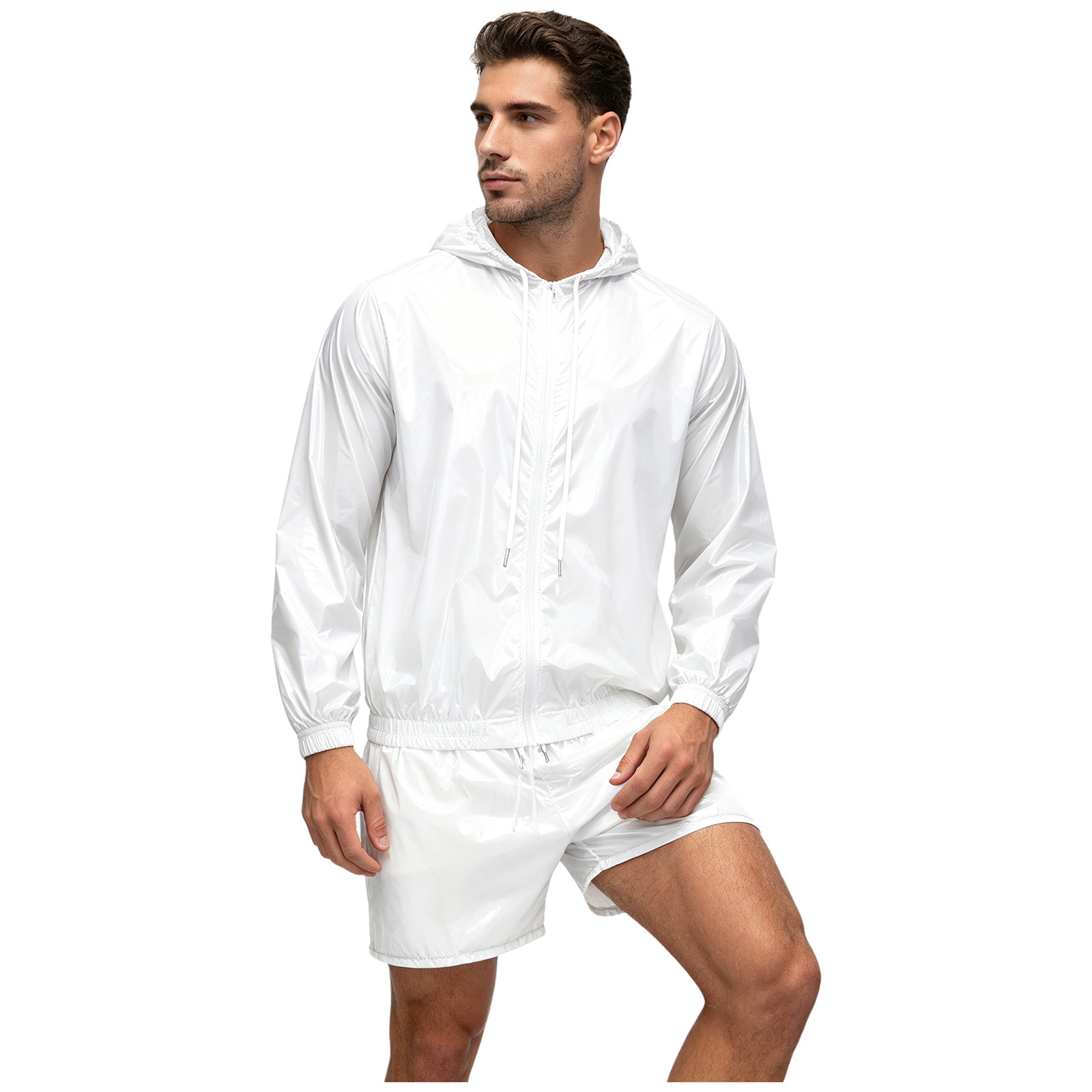 Outdoor Sports Outfit - Mens Waterproof Sportswear Swimwear Sets Hooded