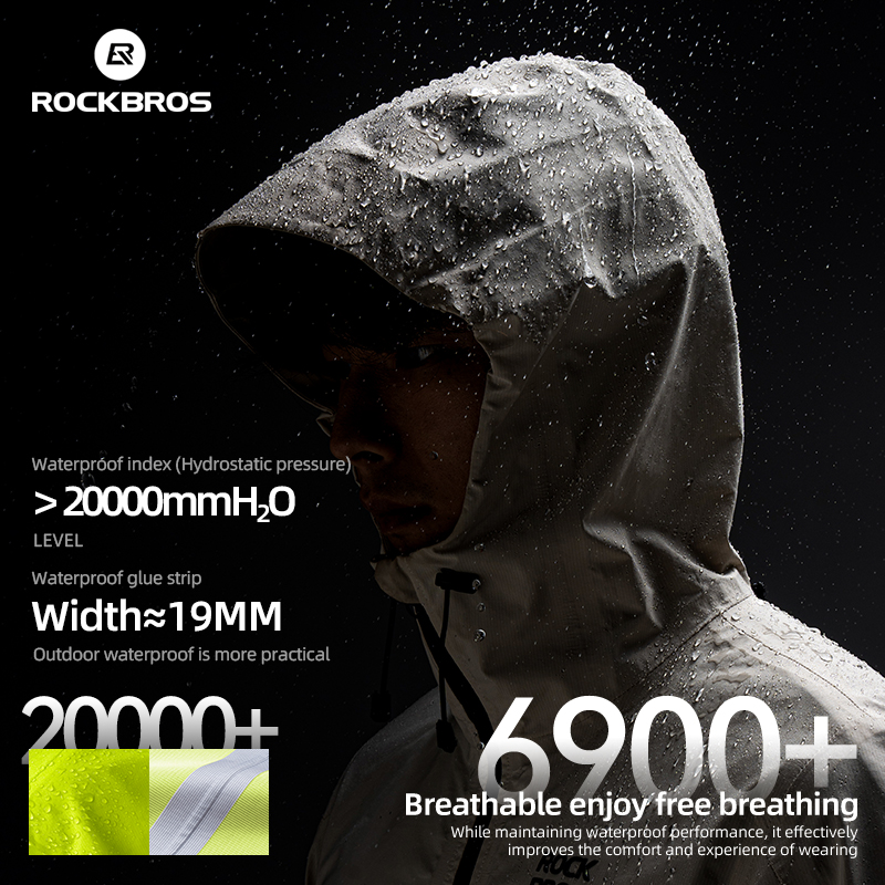 Outdoor Sport Jacket Women'S - ROCKBROS Waterproof Cycling Jacket Raincoat Waterproof