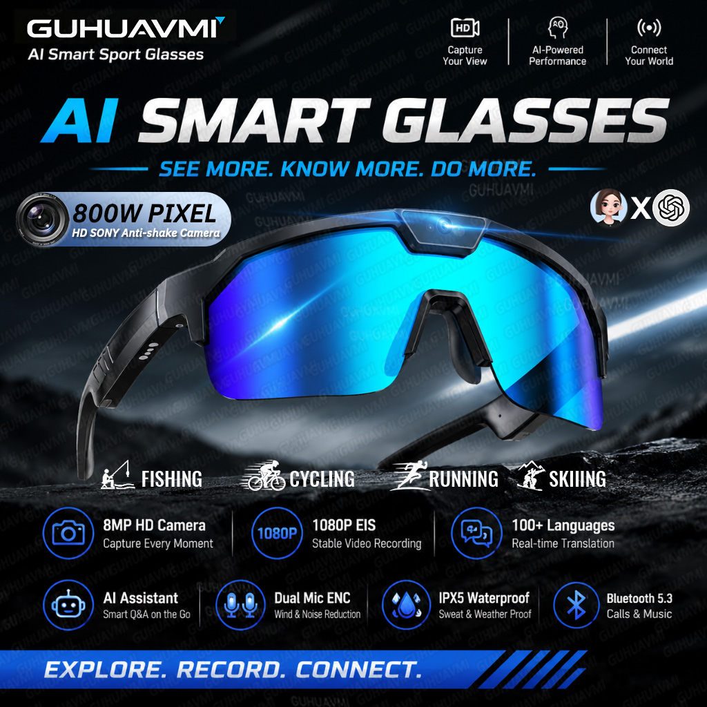 Outdoor Sport Gear - New AI Smart Glasses For Outdoor