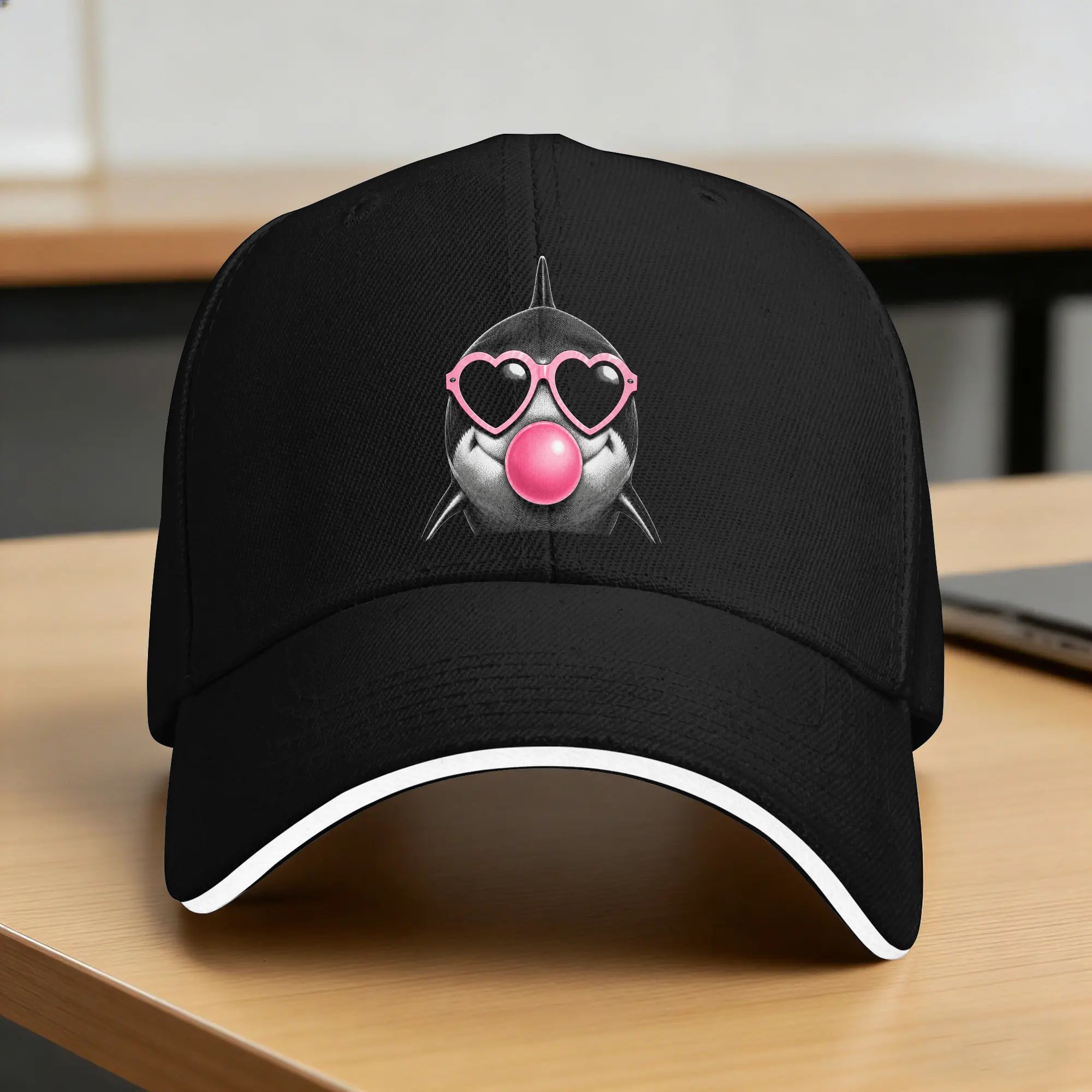 Outdoor Sport Ideas - Shark Pink Heart Sunglasses Funny Bubble