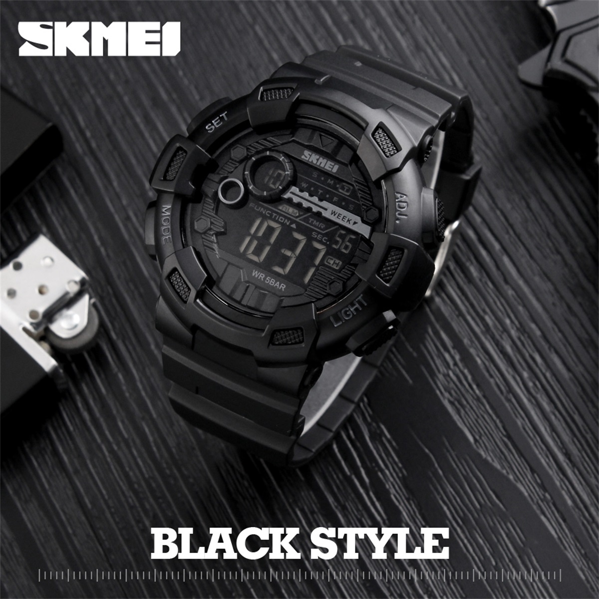 Outdoor Sports List - SKMEI Sports Electronic Wristwatch Men Multifunction