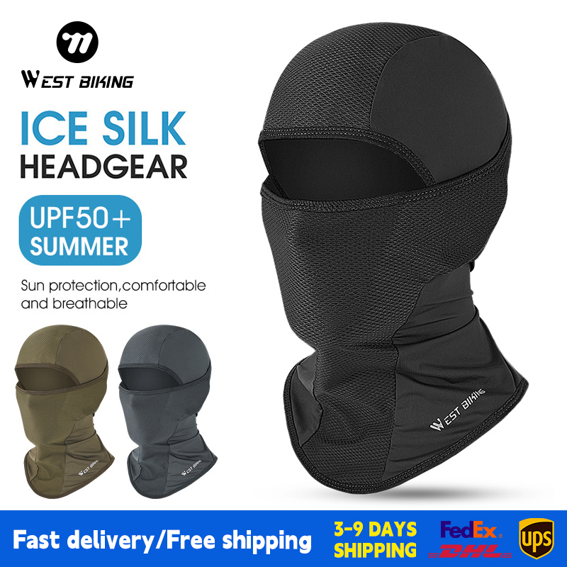 Outdoor Sport Climbing Gear - WEST BIKING Summer Cycling Mask Ice