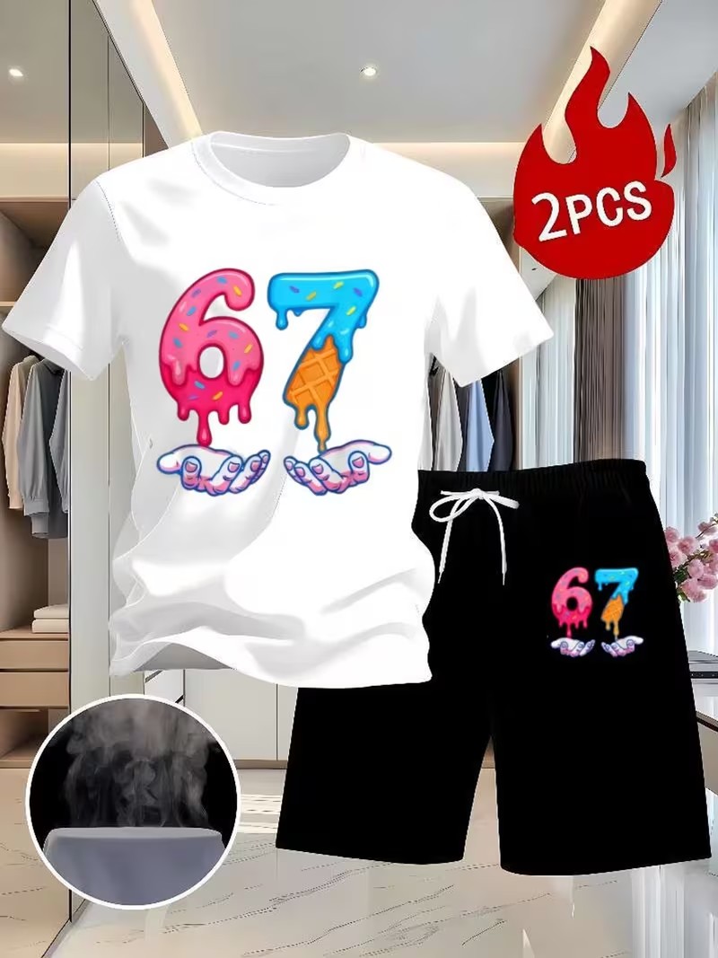 Outdoor Sports Outfit - Summer Daily Casual Fashion Sportswear Male