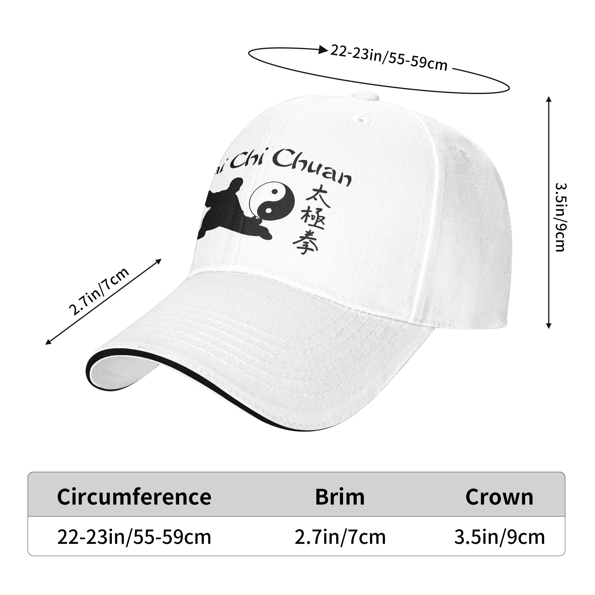 Outdoor Sport Ideas - Tai Chi Chuan Baseball Cap Vintage