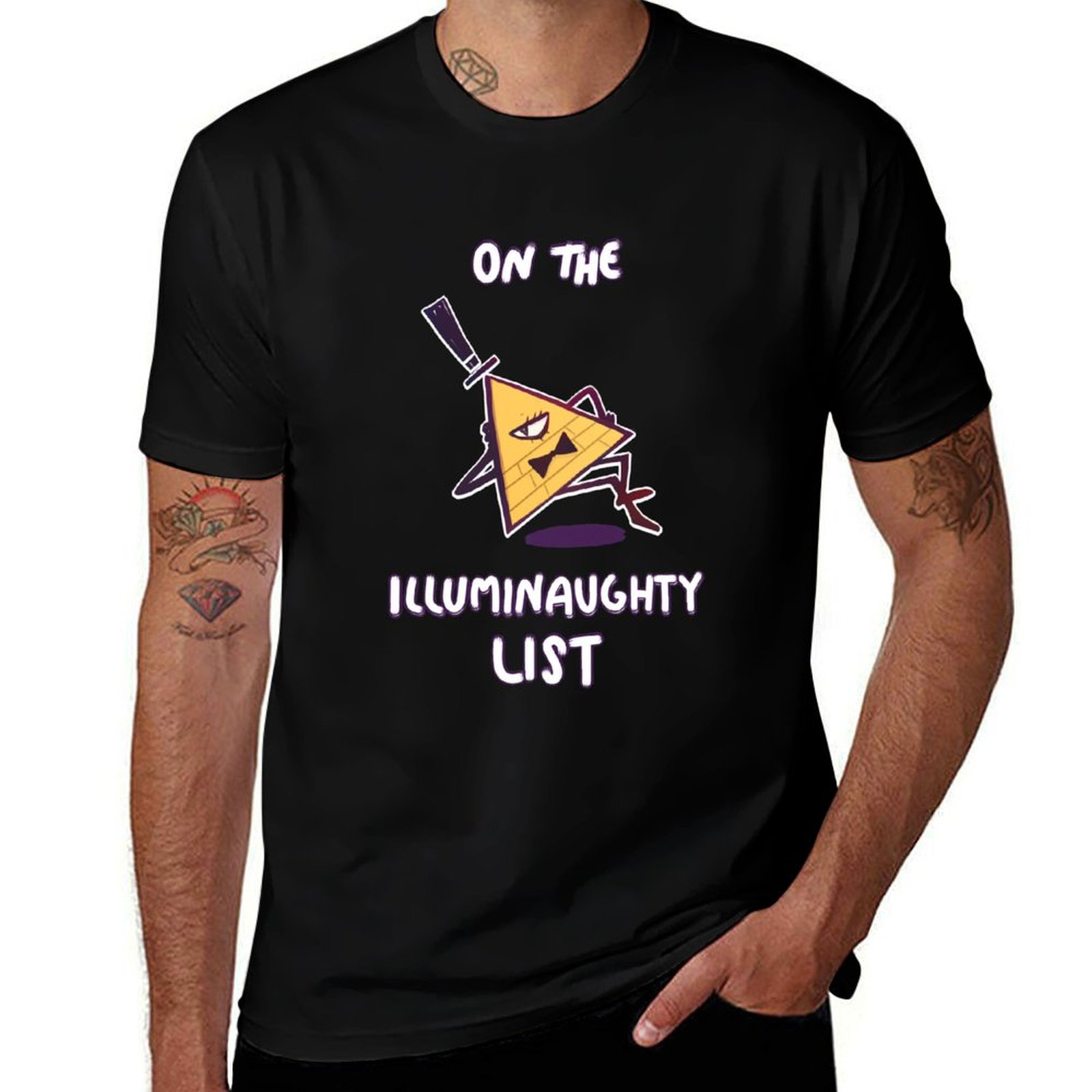 Outdoor Sports List - Illuminaughty List T-Shirt Outdoor Sports Lightweight