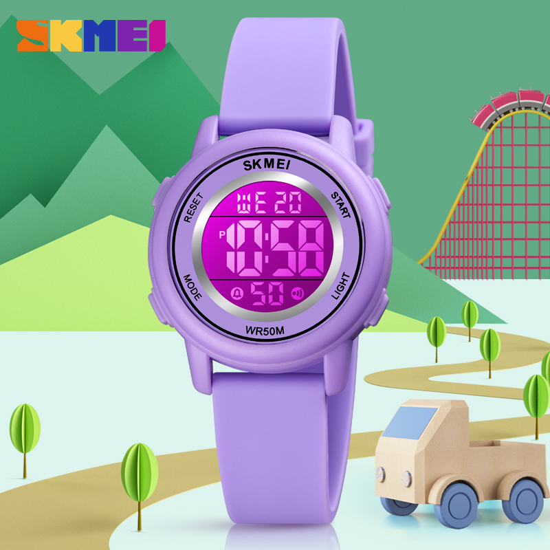 Outdoor Sports List - SKMEI Waterproof Kids Digital Wristwatches Creative