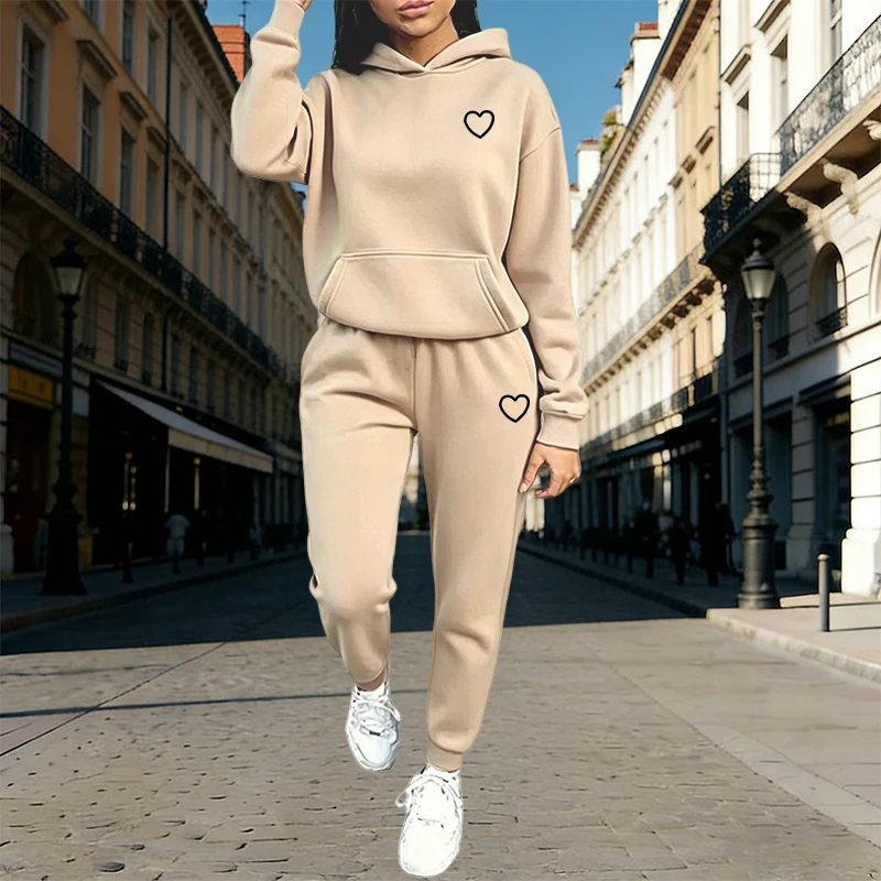 Women's Tracksuit Hoodies and  - Outdoor Sports Outfit ulasan dan harga