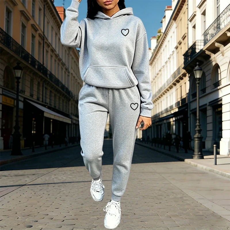 Women's Tracksuit Hoodies and  - Outdoor Sports Outfit ulasan dan harga