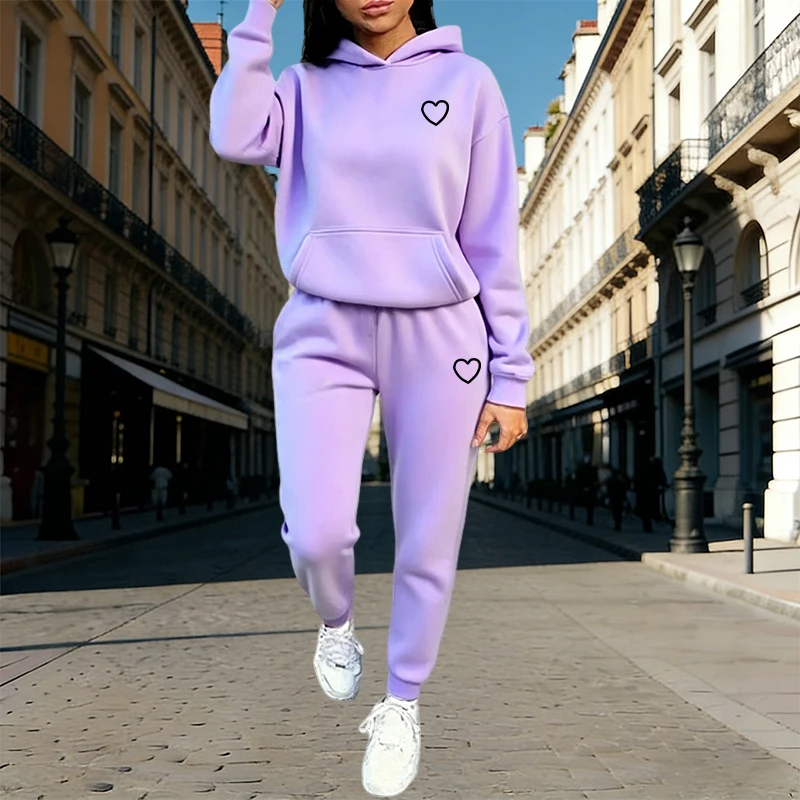 Women's Tracksuit Hoodies and  - Outdoor Sports Outfit ulasan dan harga