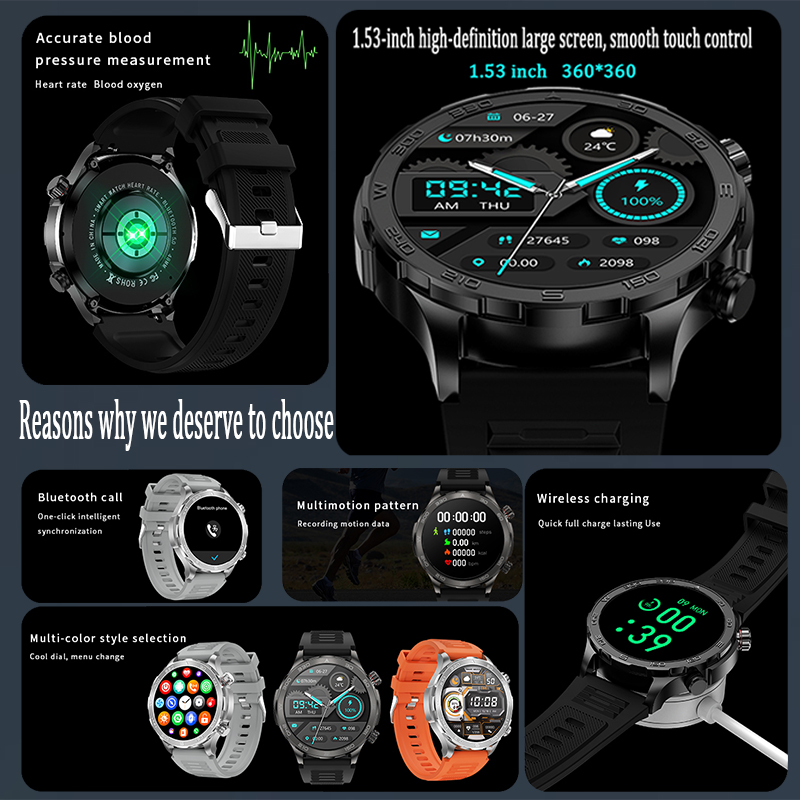 New GPS Track Smart Watch Men  - Outdoor Sport Day ulasan dan harga