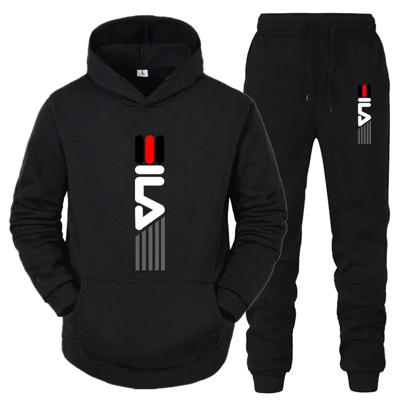 Men's Tracksuit Hooded Sweatsh - Outdoor Sports Outfit ulasan dan harga