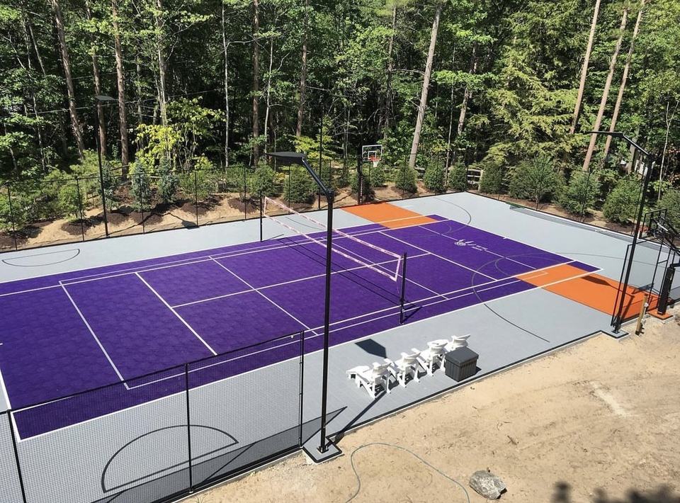 Eco-Friendly Plastic Custom Lo - Outdoor Sport Court Tiles ulasan dan harga