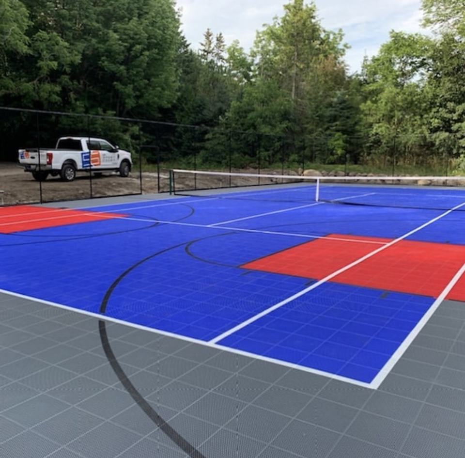 Eco-Friendly Plastic Custom Lo - Outdoor Sport Court Tiles ulasan dan harga