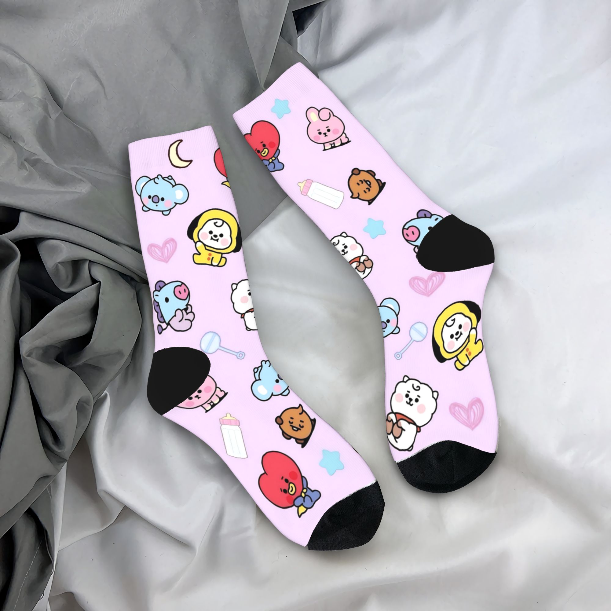 Cartoon Music Band Socks Korea - Outdoor Sportsman Group ulasan dan harga