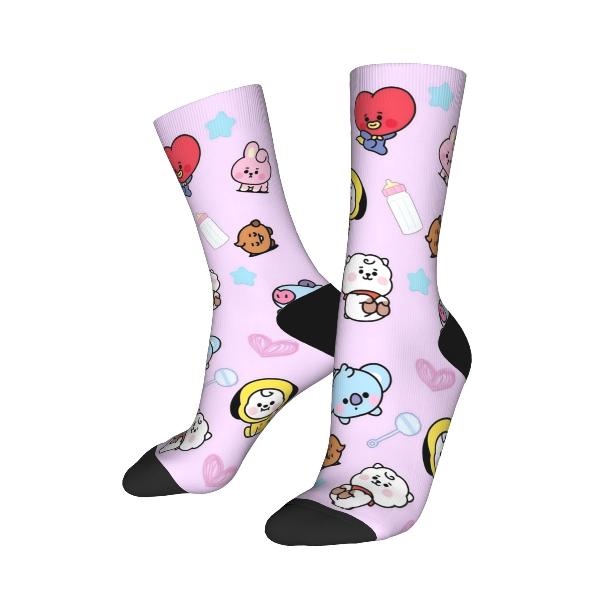 Cartoon Music Band Socks Korea - Outdoor Sportsman Group ulasan dan harga