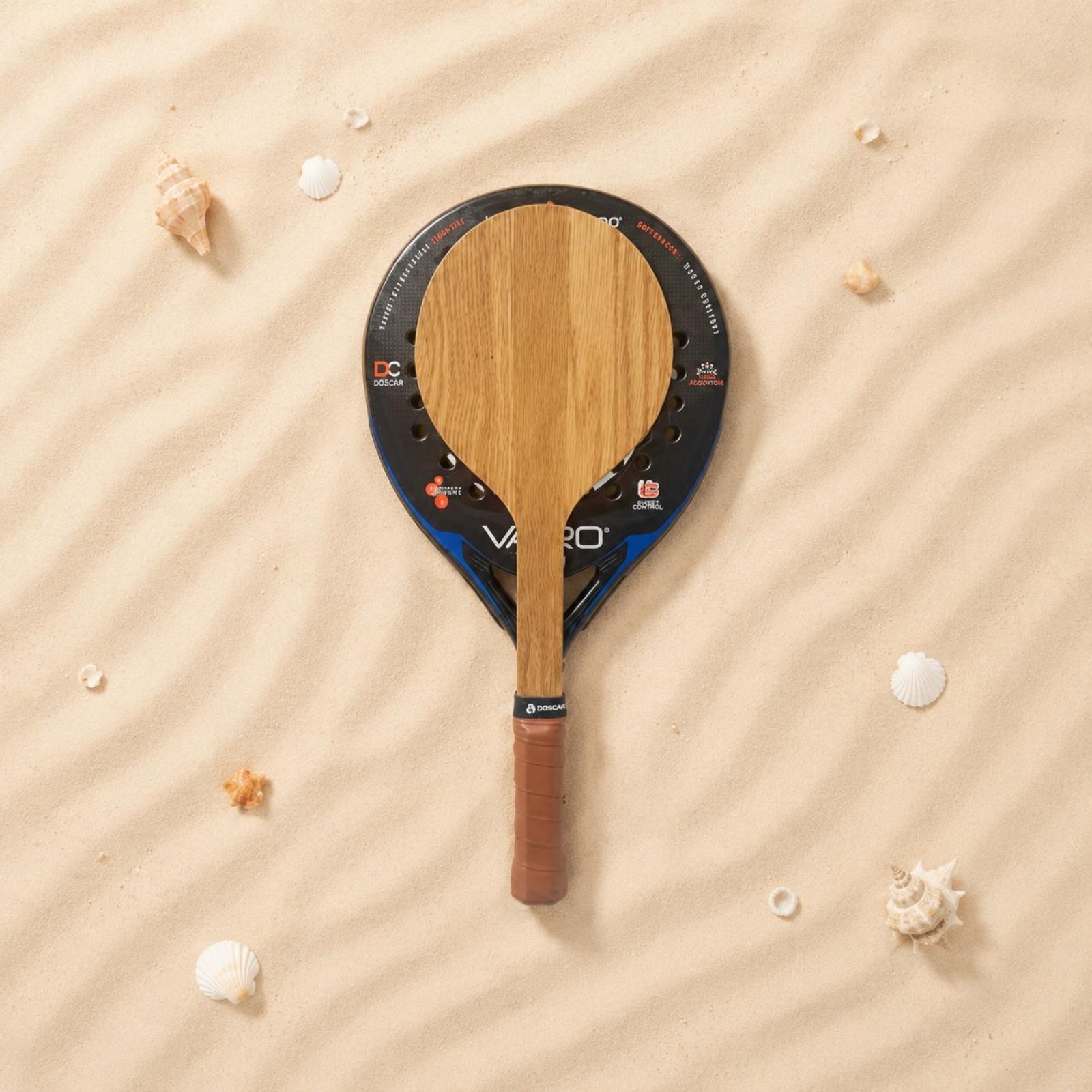 Wood Beach Tennis Racket Beach - Outdoor Sports Accessories ulasan dan harga
