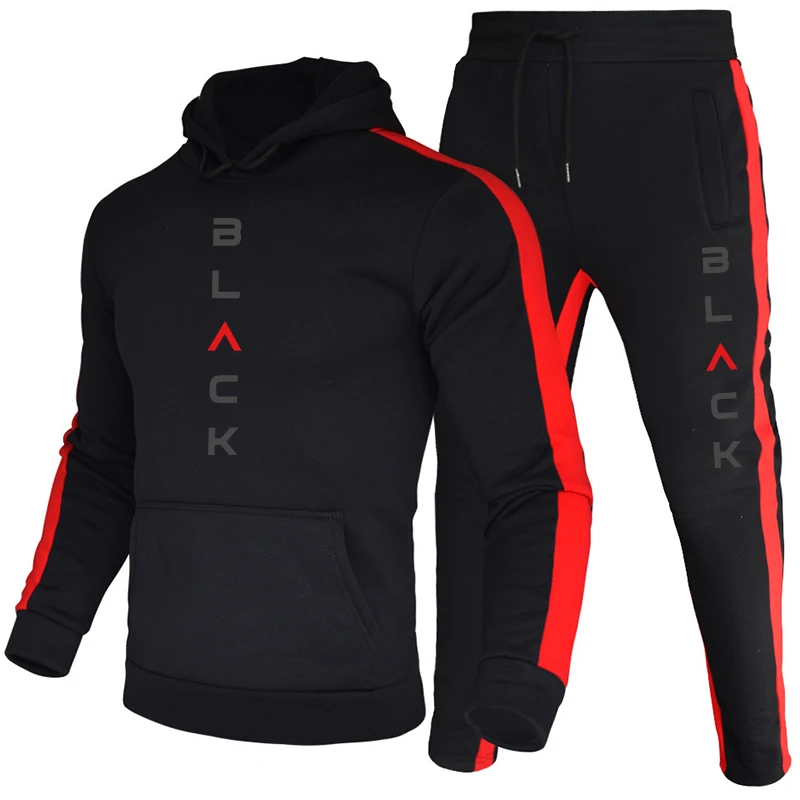 AutumnWinter 2 Pcs Set Men's T - Outdoor Sports Outfit ulasan dan harga