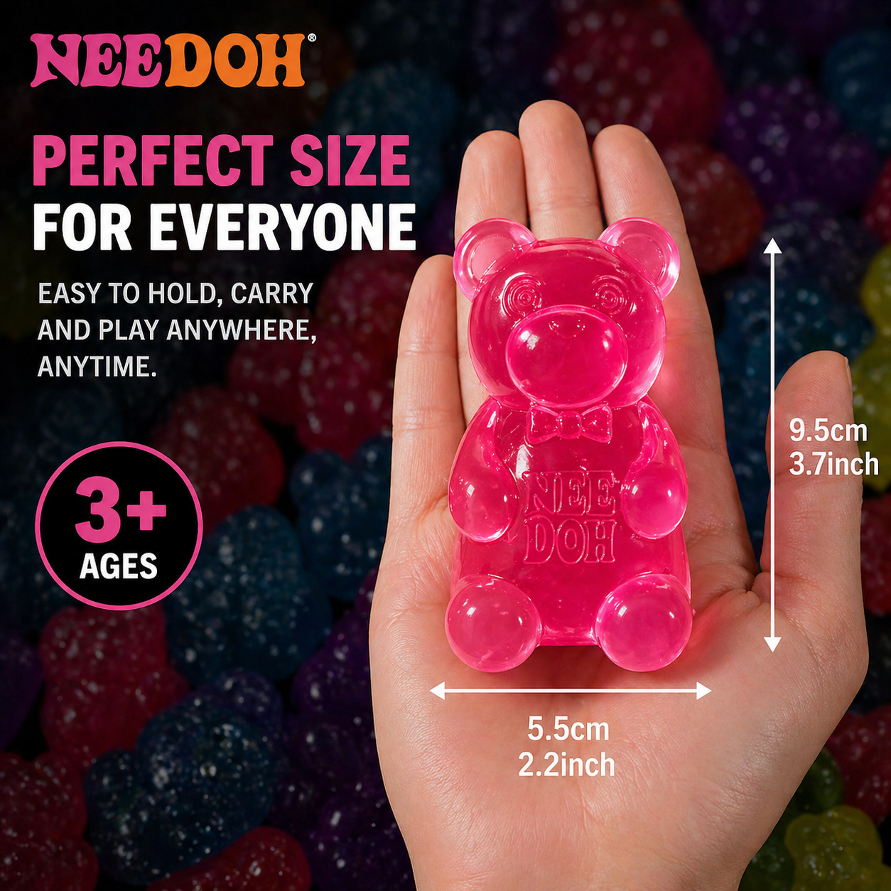 Nee Doh Cute Bear Maltose Sens - Outdoor Sports Accessories ulasan dan harga