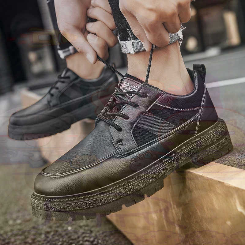 Dark Natural Leather Fashion T - Outdoor Sport Festival ulasan dan harga