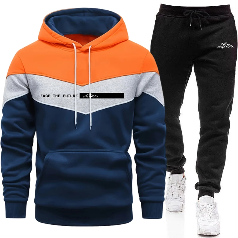New Men's Tracksuit Fall Winte - Outdoor Sports Outfit ulasan dan harga