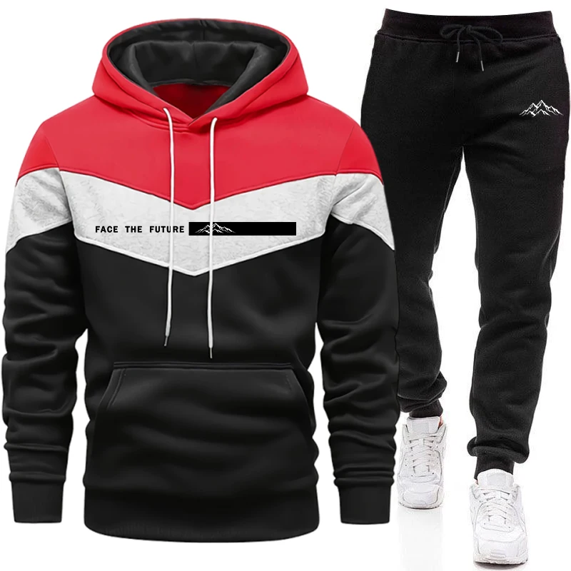 New Men's Tracksuit Fall Winte - Outdoor Sports Outfit ulasan dan harga