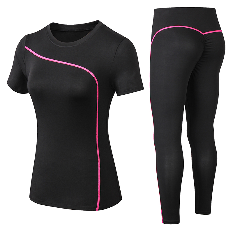Yoga Set Quick Dry 2 Piece Fem - Outdoor Sport Outfit ulasan dan harga