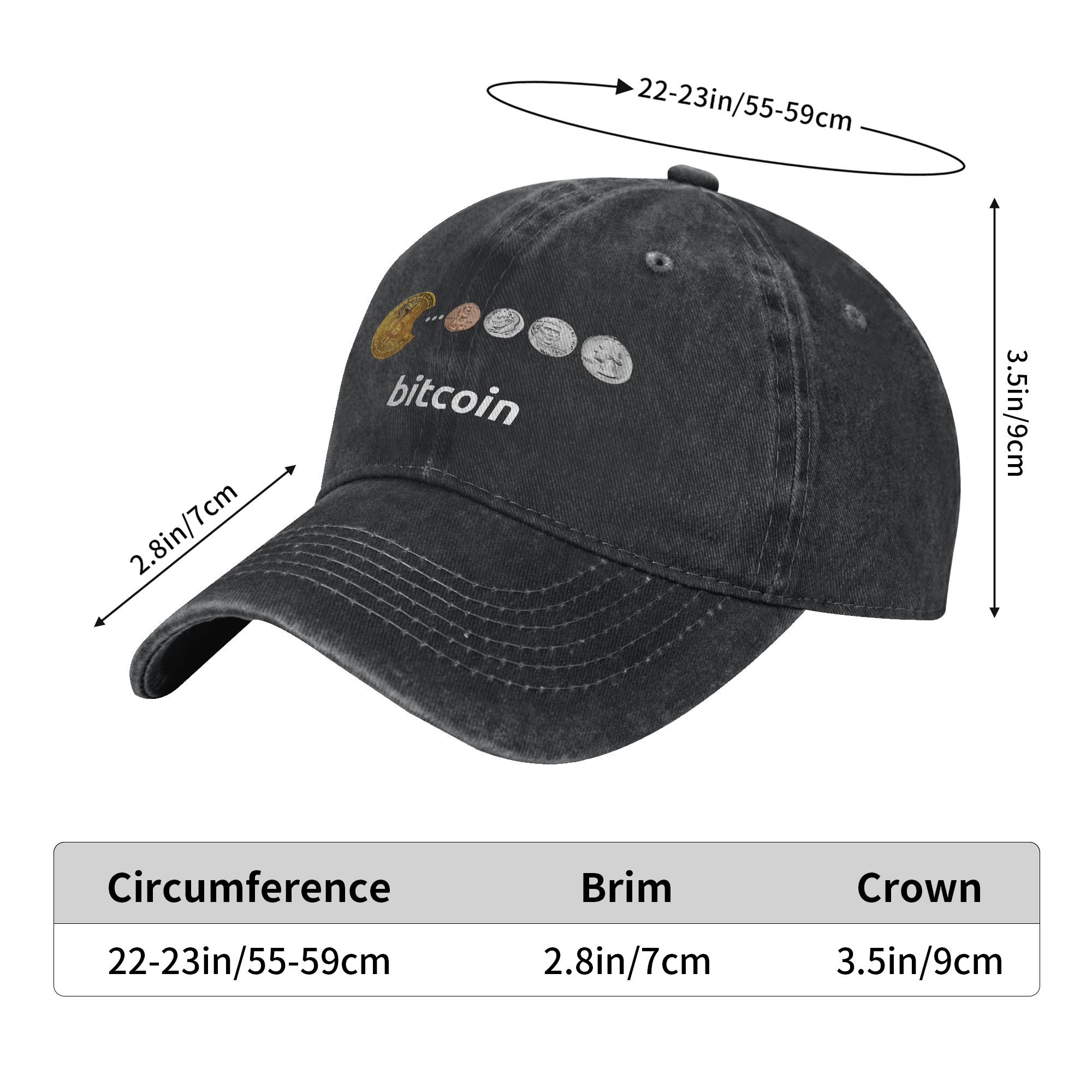 Bitcoin Sun Baseball Cap  y2k  - Outdoor Sport Ideas ulasan dan harga