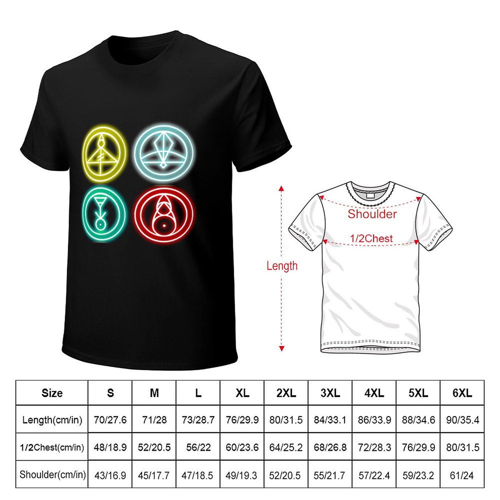Group Glyphs - Glowing T-Shirt - Outdoor Sportsman Group ulasan dan harga