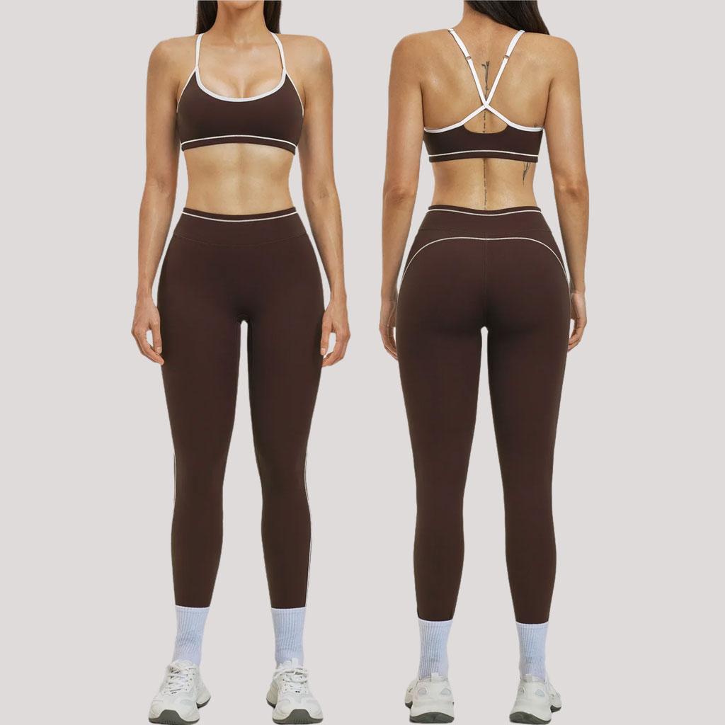 New Nude Feel Sports Sets Woma - Outdoor Sport Outfit ulasan dan harga