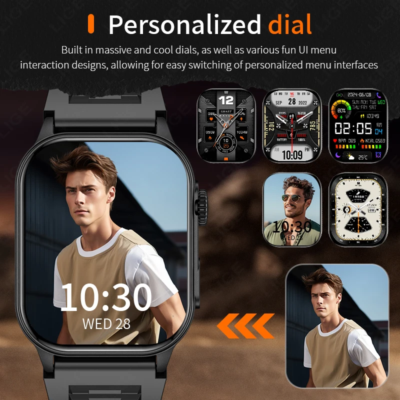 LIGE 2026 Outdoor Smart Watch  - Outdoor Sport Day ulasan dan harga