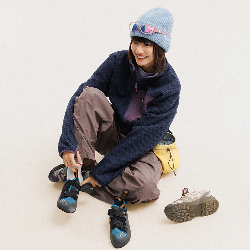 Autumn Winter Polar Fleece Wav - Outdoor Sport Jacket Women'S ulasan dan harga