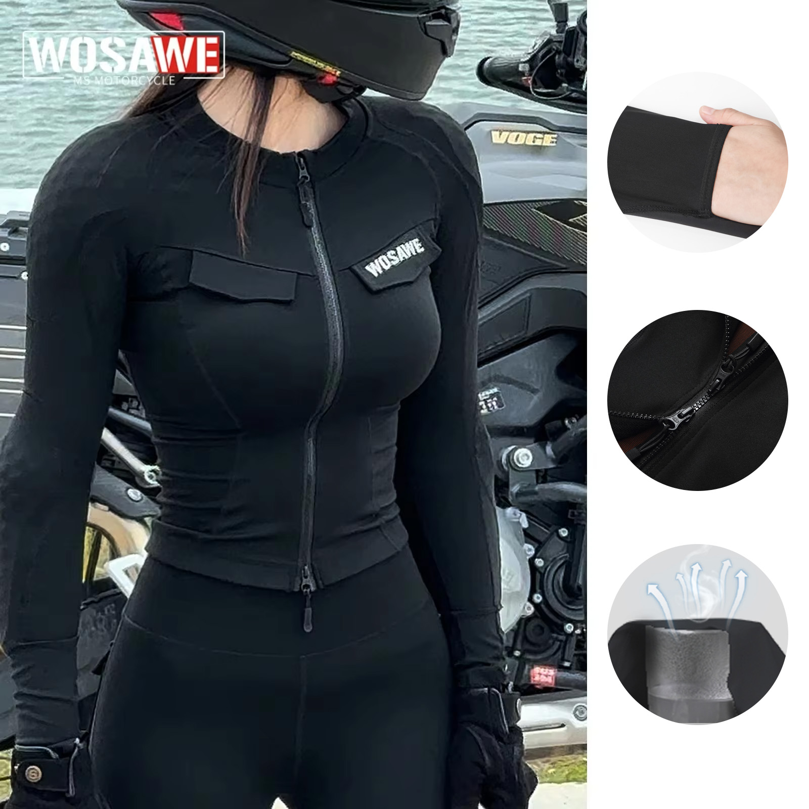 WOSAWE Motorcycle Jacket Refle - Outdoor Sport Jacket Women'S ulasan dan harga