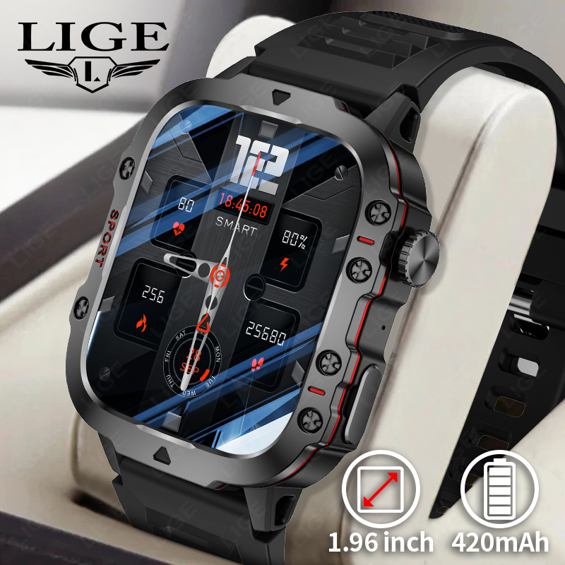 LIGE Outdoor Smart Watch Men 2 - Outdoor Sport Day ulasan dan harga
