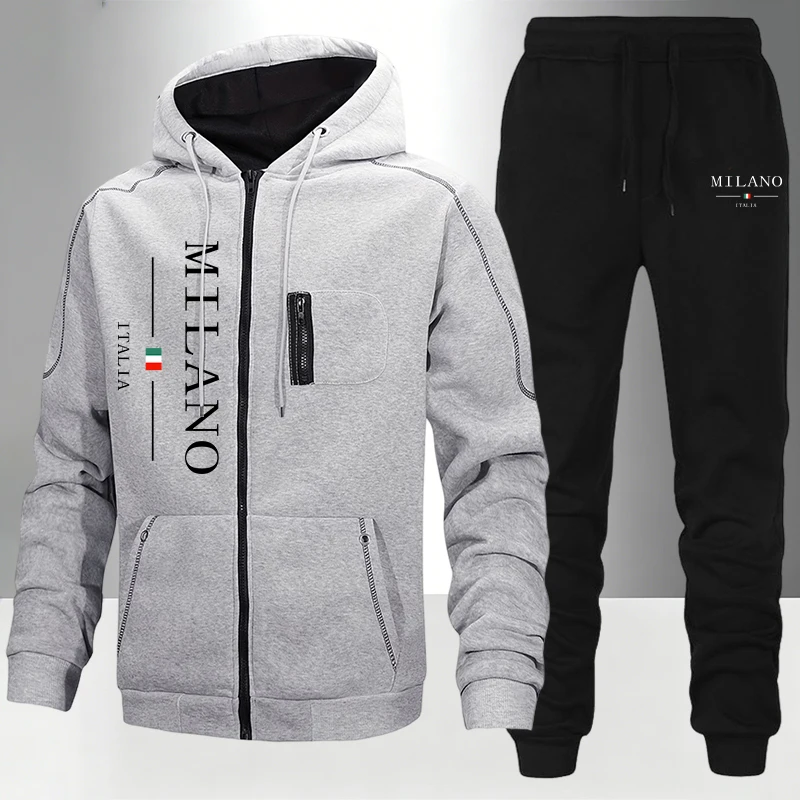 italy Fashion Men's Set/Coat/P - Outdoor Sports Outfit ulasan dan harga