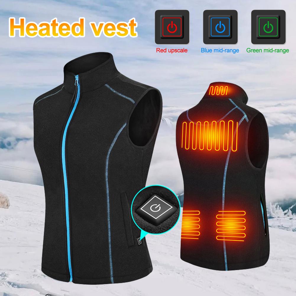 Women Heated Vest Winter Elect - Outdoor Sport Jacket Women'S ulasan dan harga