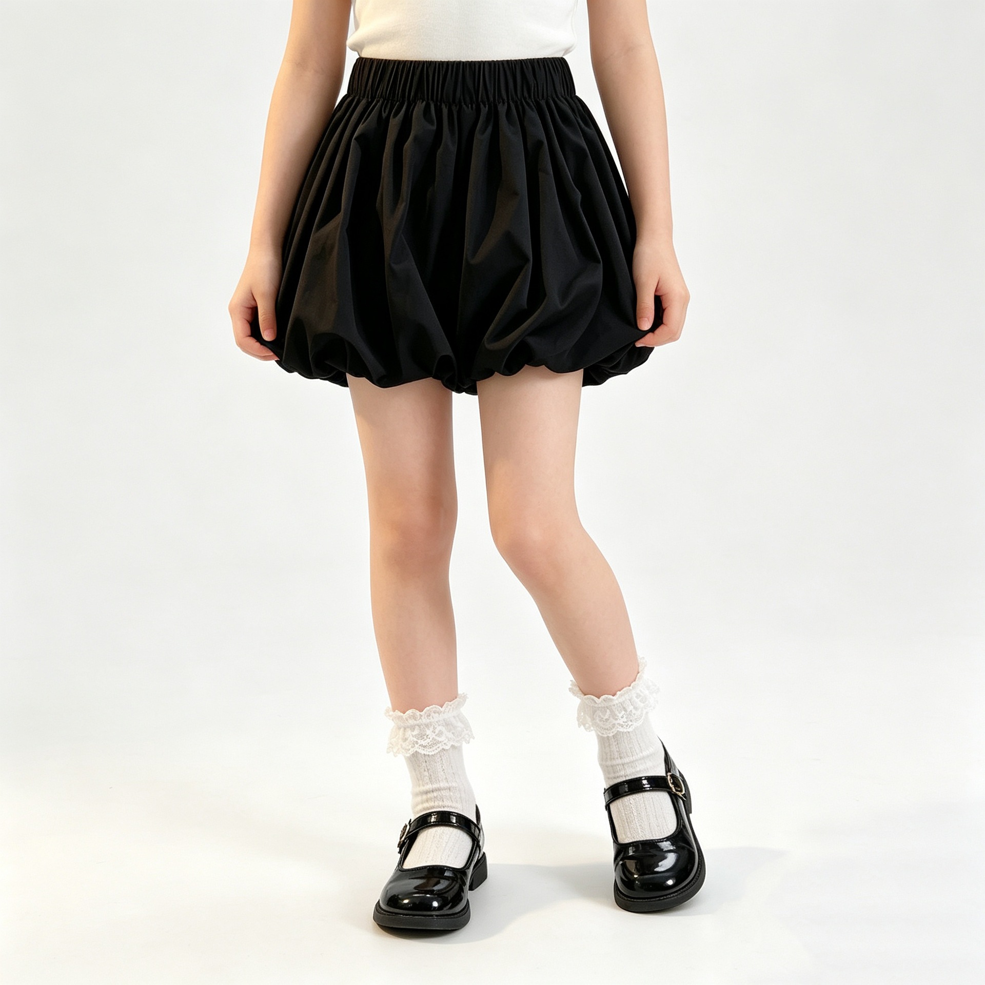 School Girls Bubble Skirt Bloo - Outdoor Sport Outfit ulasan dan harga