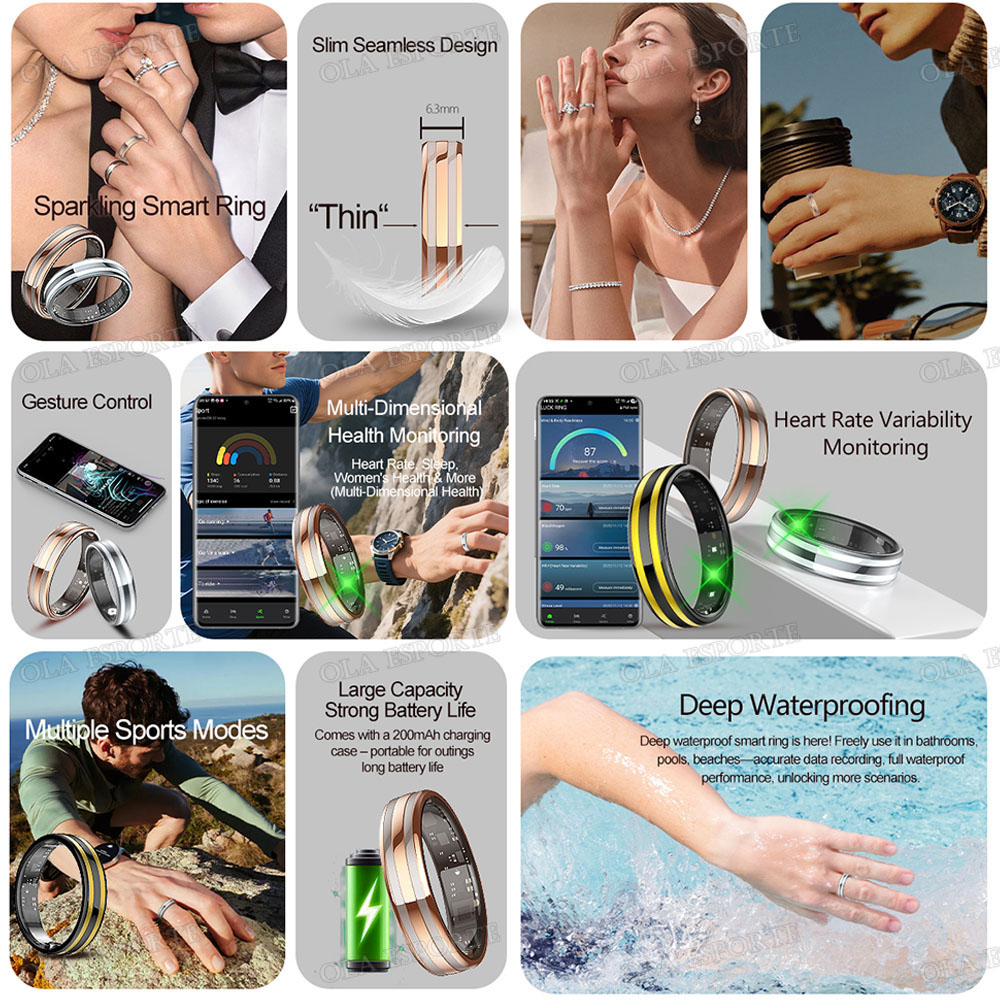 Gesture Sensing Smart Ring Hea - Outdoor Sport Activity ulasan dan harga